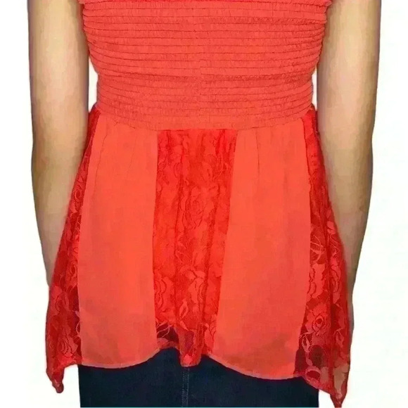 CHERRY RED FAIRY TUBE TOP CAMI - Picture 4 of 7